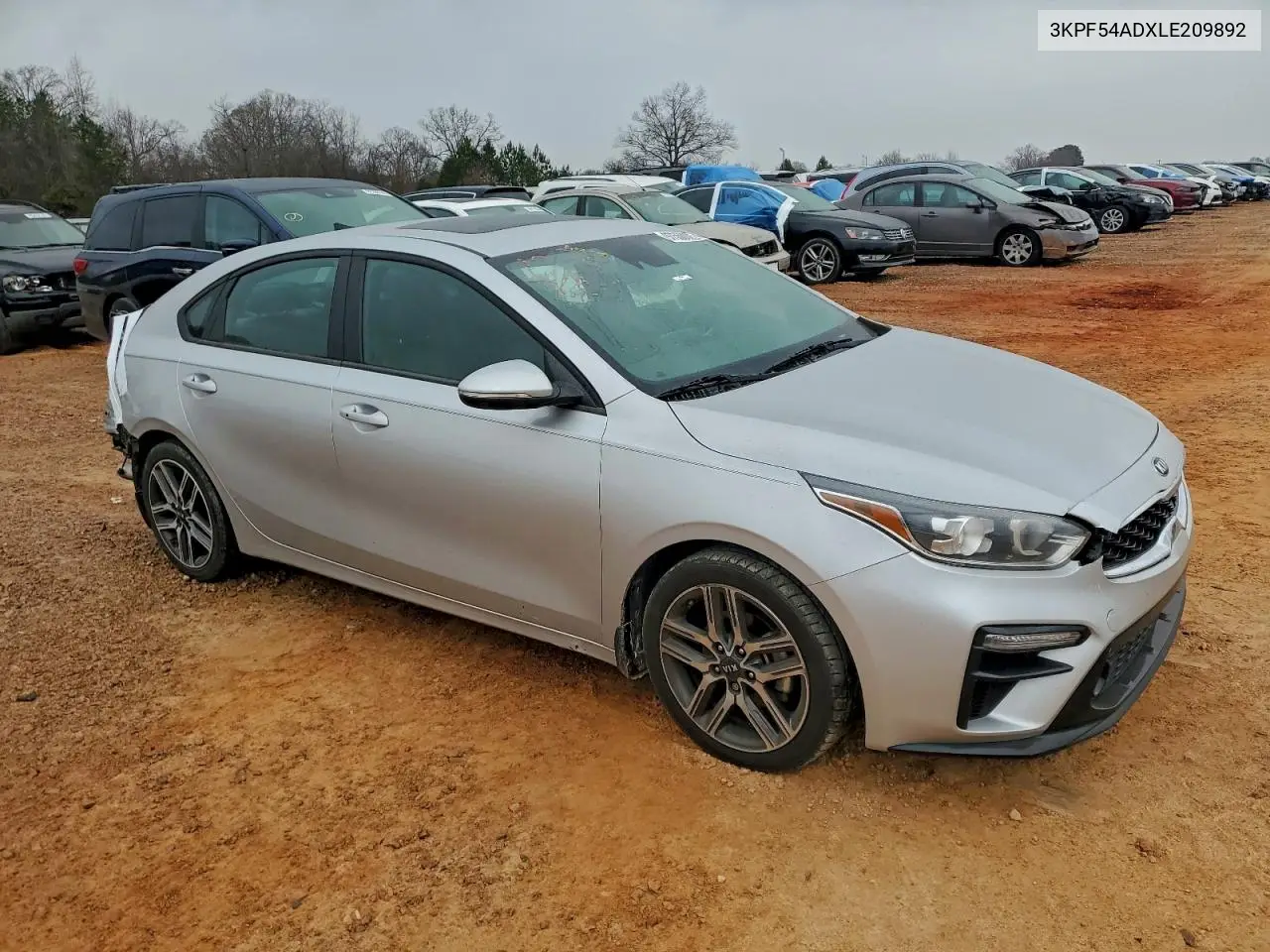 3KPF54ADXLE209892 2020 Kia Forte Ex