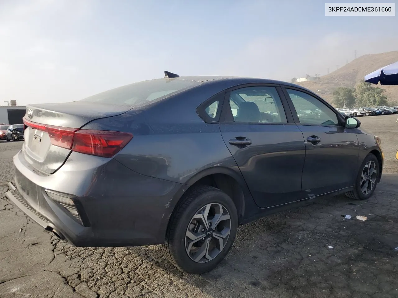 2021 Kia Forte Fe VIN: 3KPF24AD0ME361660 Lot: 72056874