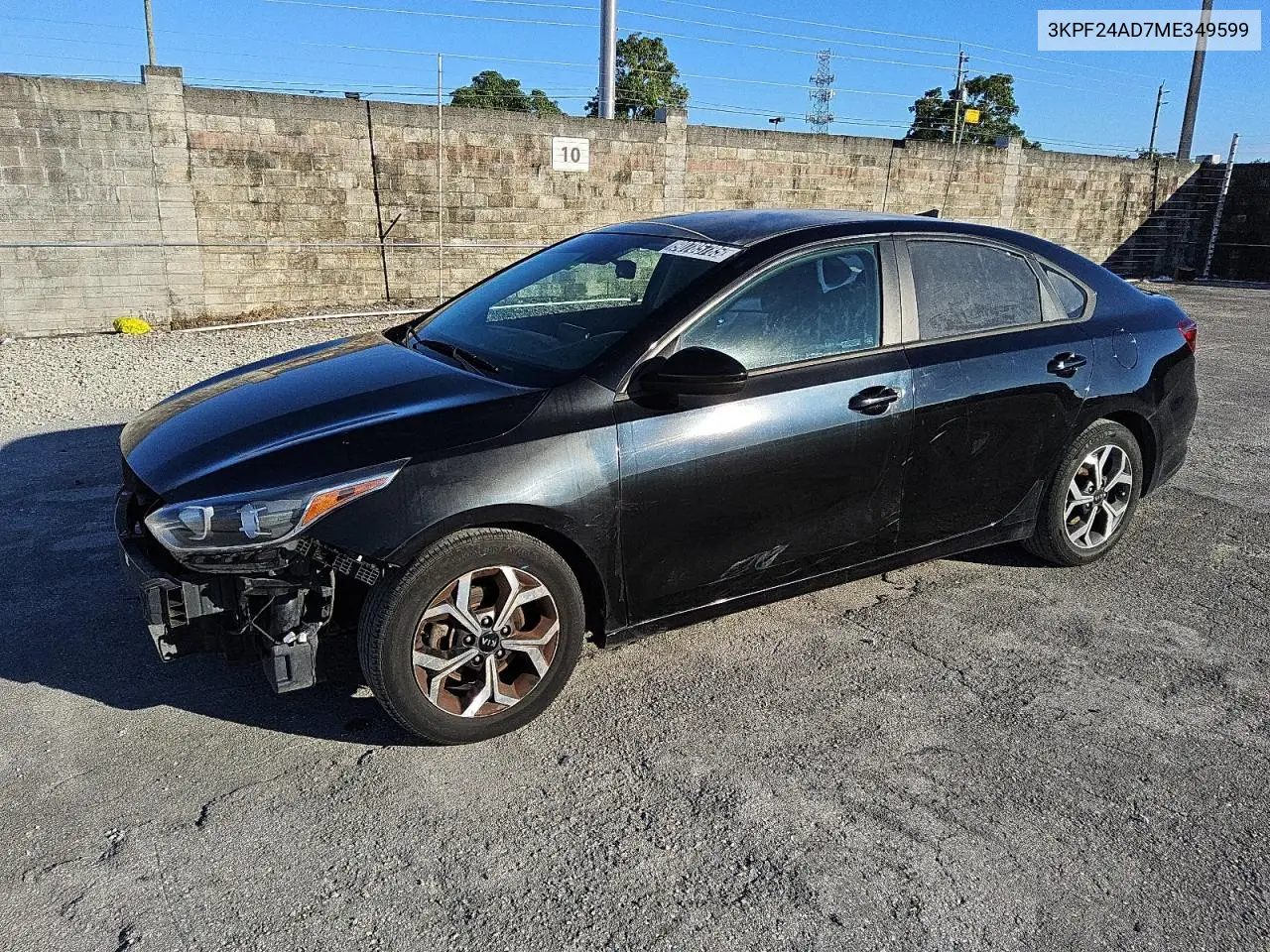 3KPF24AD7ME349599 2021 Kia Forte Fe