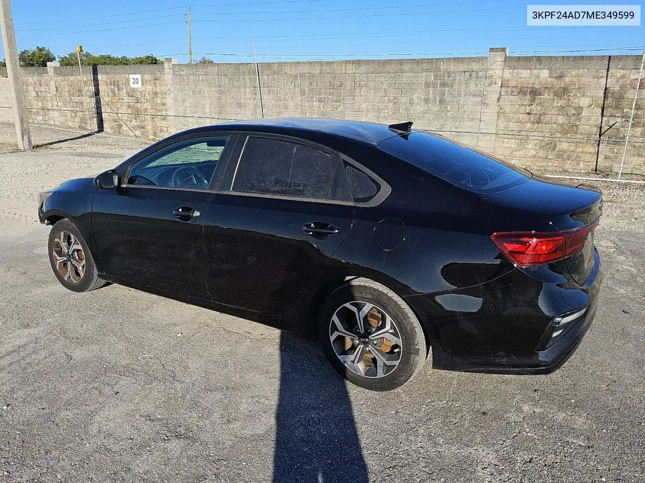 3KPF24AD7ME349599 2021 Kia Forte Fe