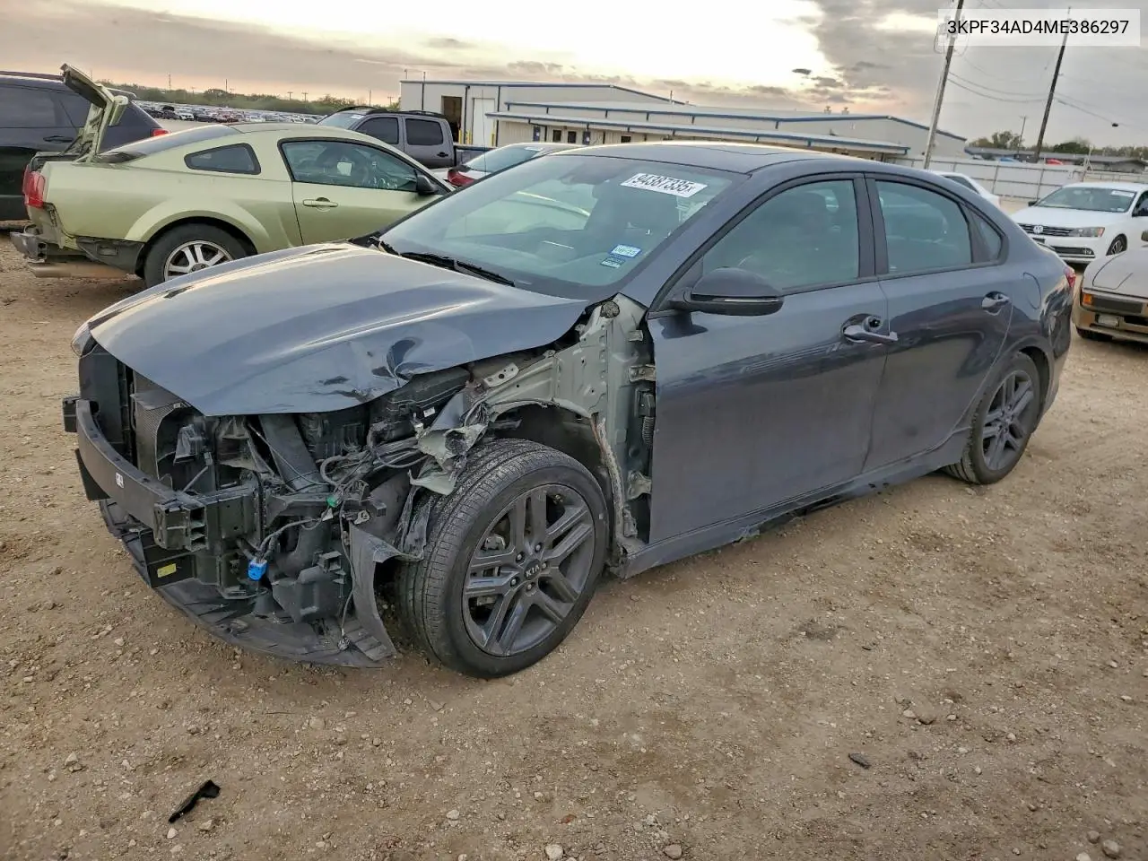 3KPF34AD4ME386297 2021 Kia Forte Gt Line