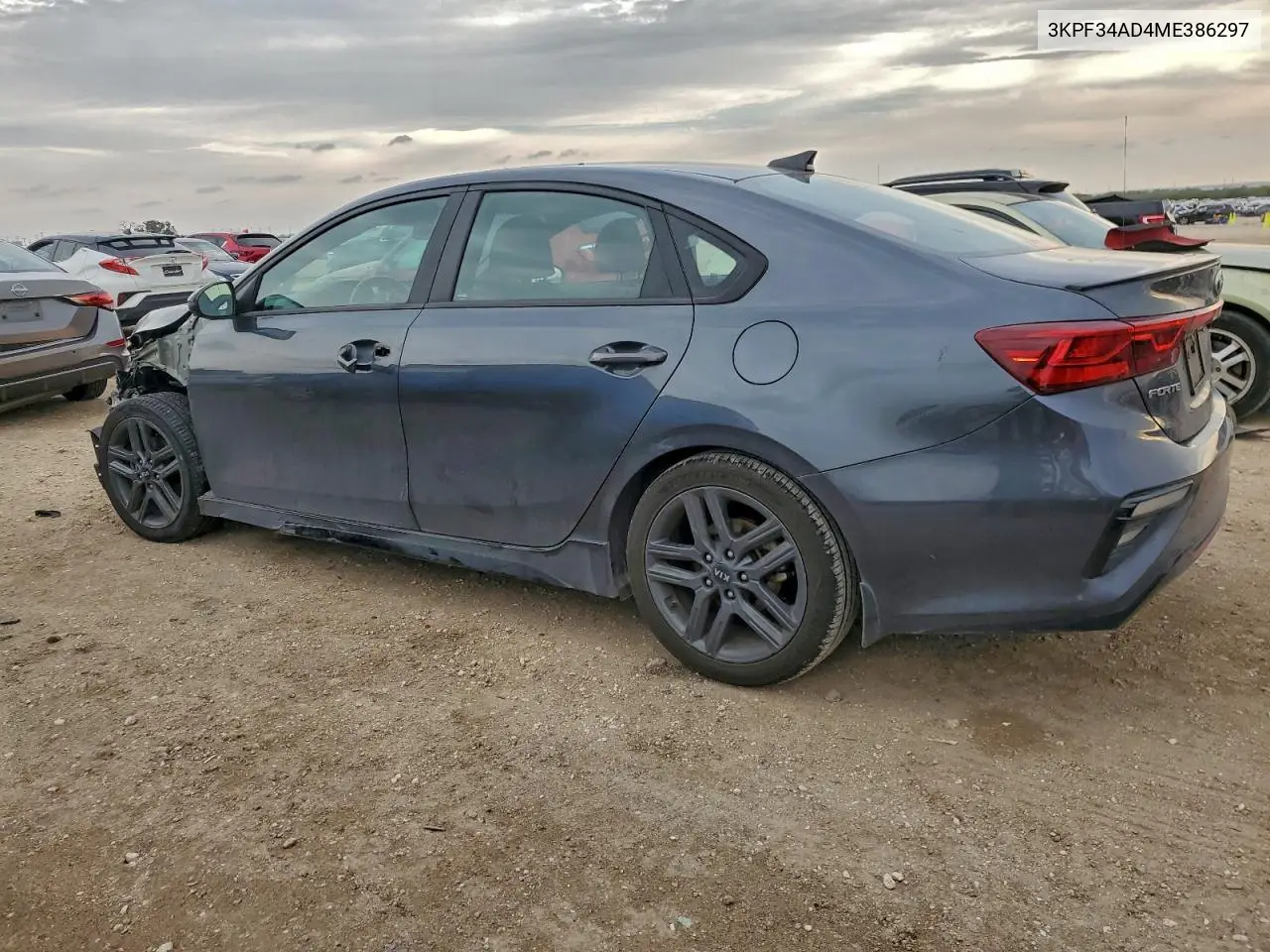 3KPF34AD4ME386297 2021 Kia Forte Gt Line