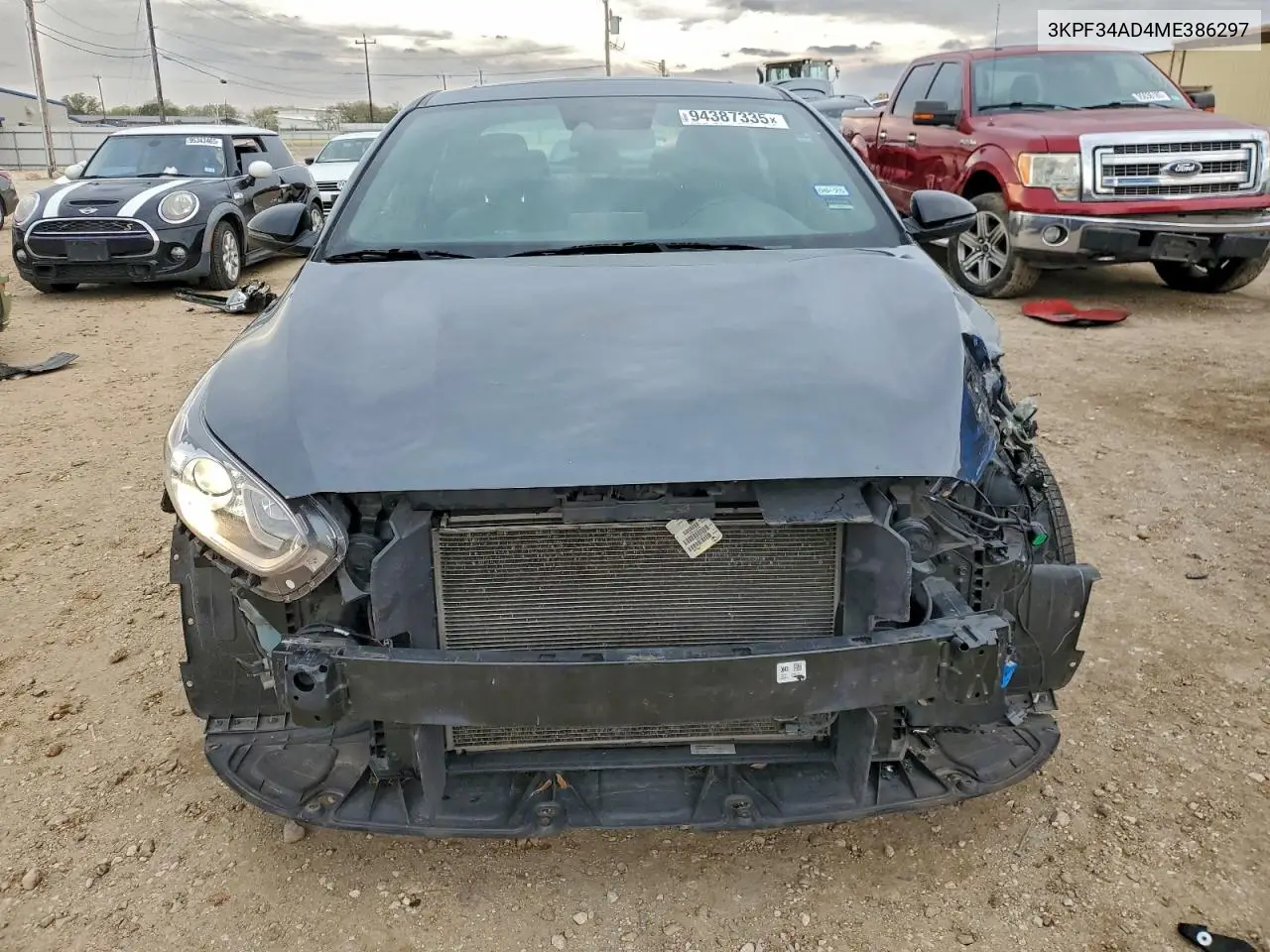 3KPF34AD4ME386297 2021 Kia Forte Gt Line