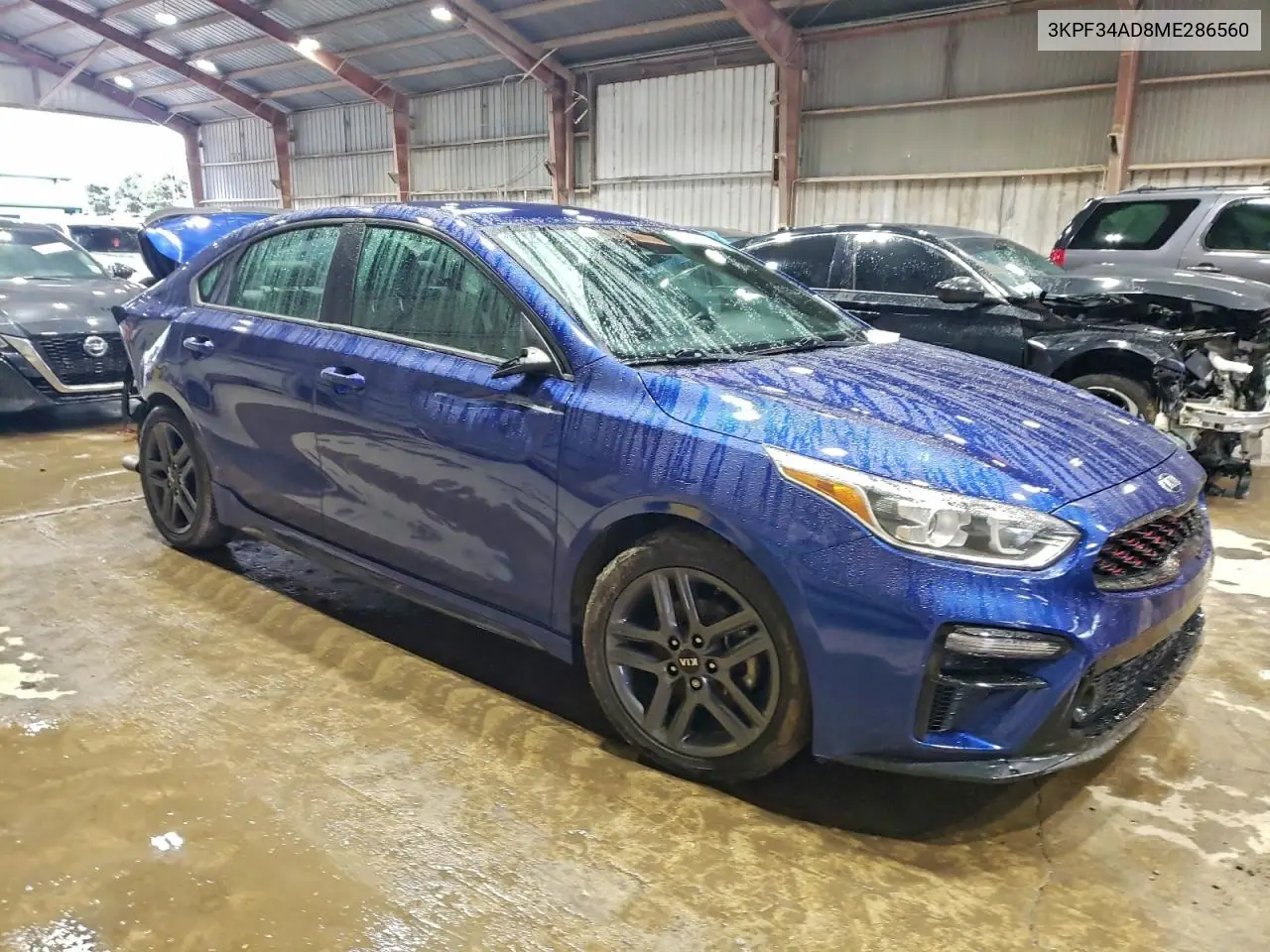3KPF34AD8ME286560 2021 Kia Forte Gt Line