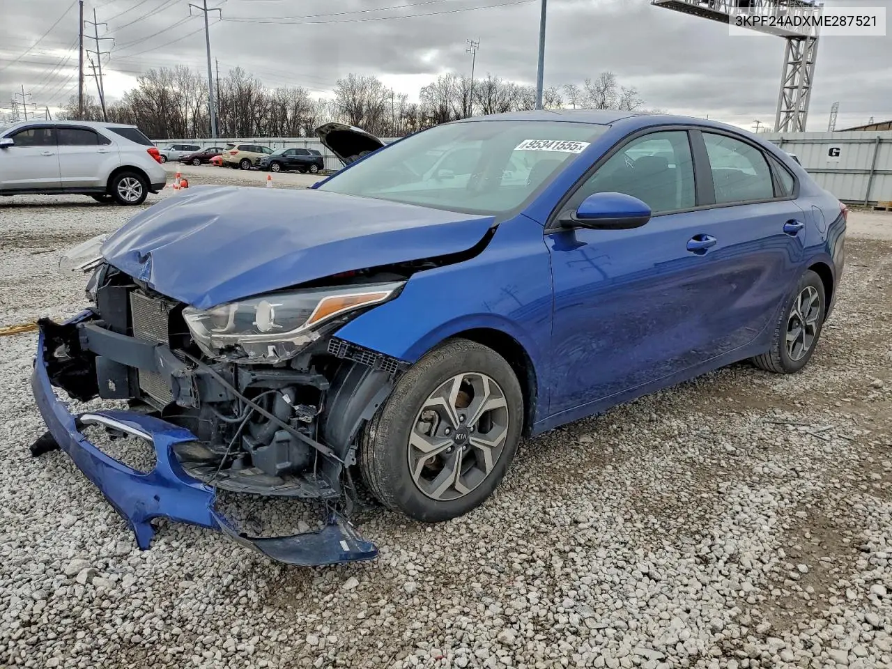 3KPF24ADXME287521 2021 Kia Forte Fe