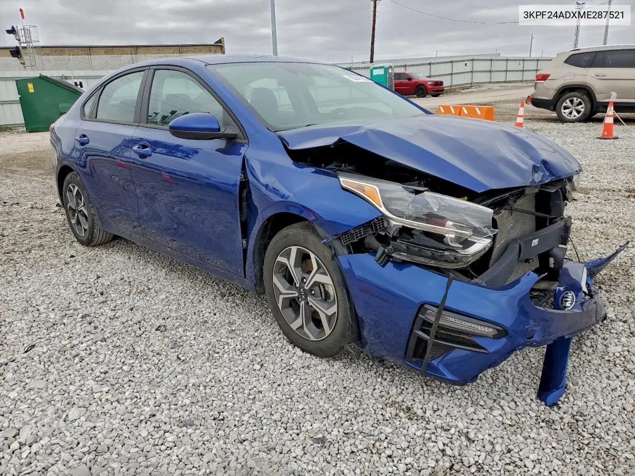 3KPF24ADXME287521 2021 Kia Forte Fe