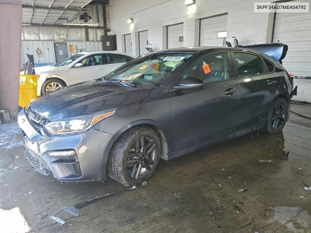 3KPF34AD7ME404792 2021 Kia Forte Gt Line