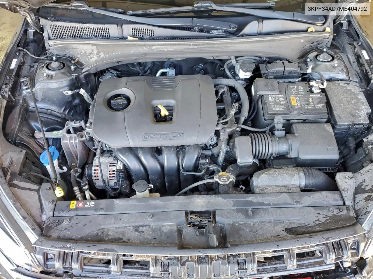 3KPF34AD7ME404792 2021 Kia Forte Gt Line
