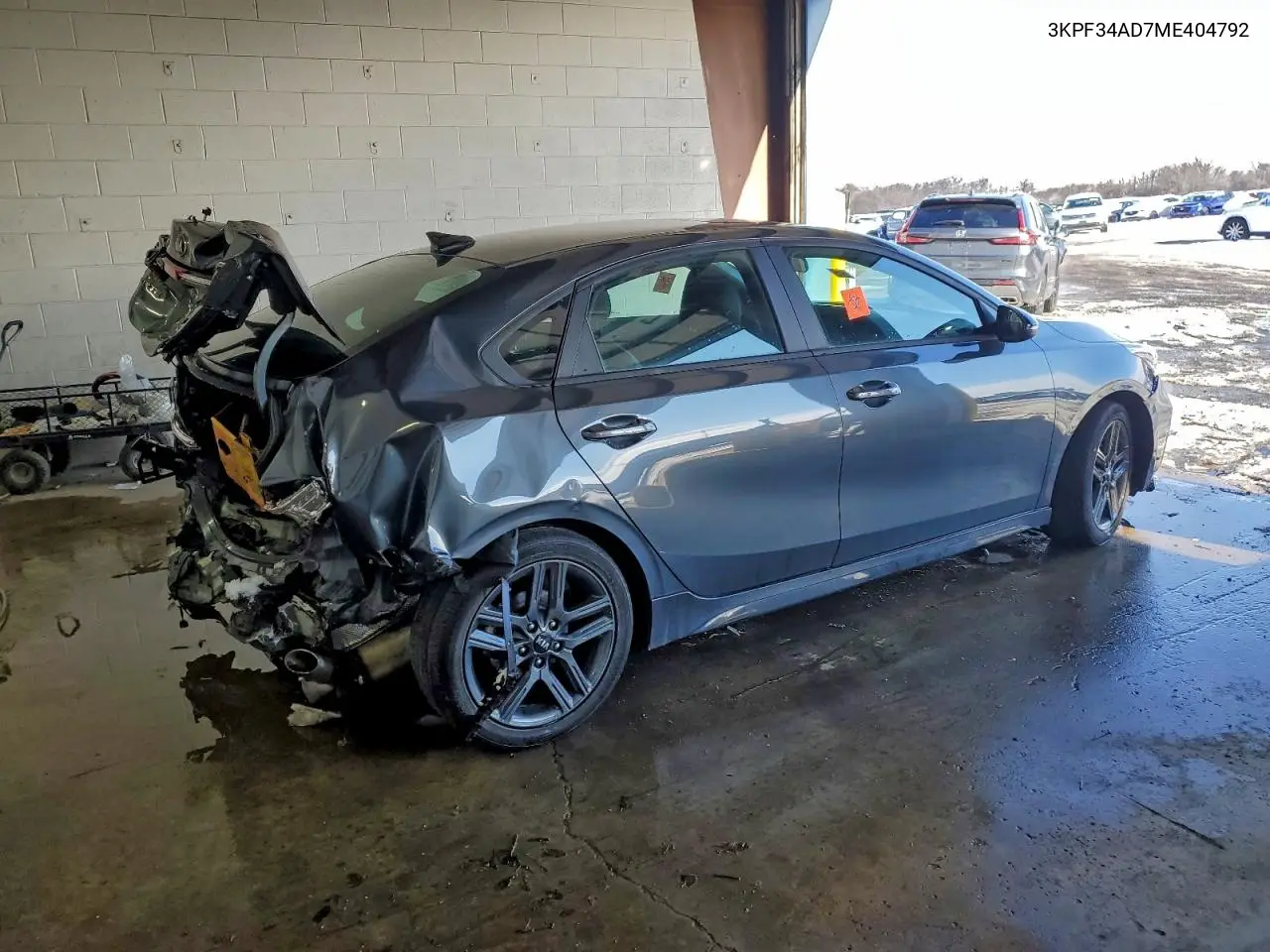 3KPF34AD7ME404792 2021 Kia Forte Gt Line