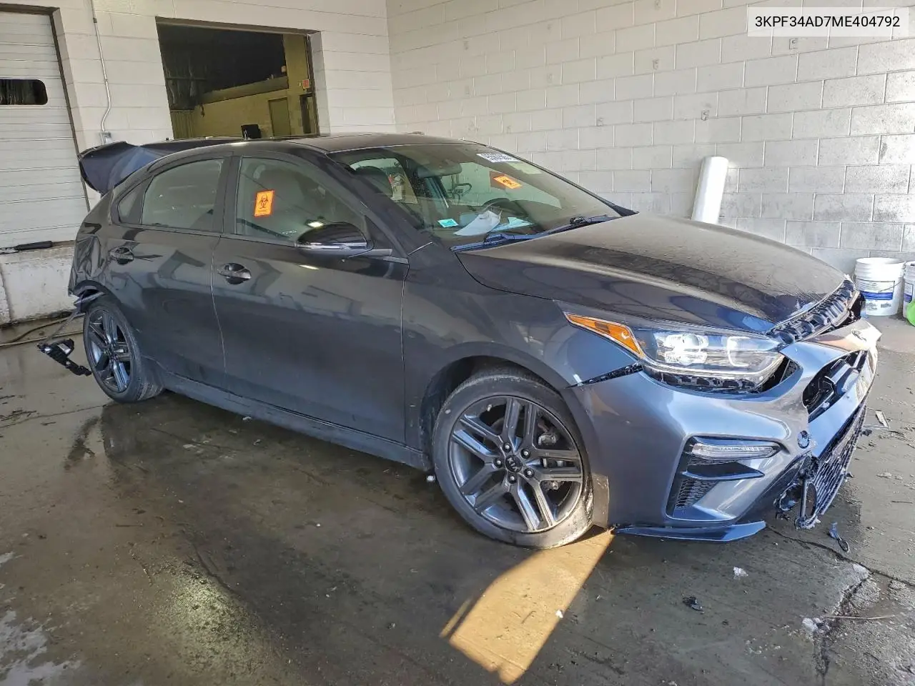 3KPF34AD7ME404792 2021 Kia Forte Gt Line