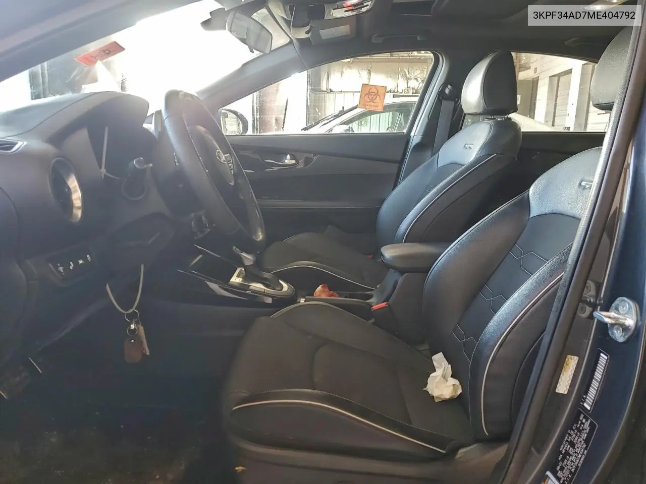 3KPF34AD7ME404792 2021 Kia Forte Gt Line