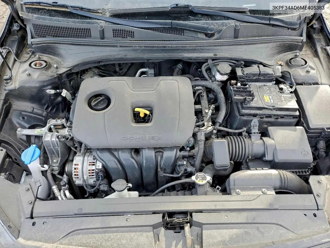 3KPF34AD6ME405383 2021 Kia Forte Gt Line