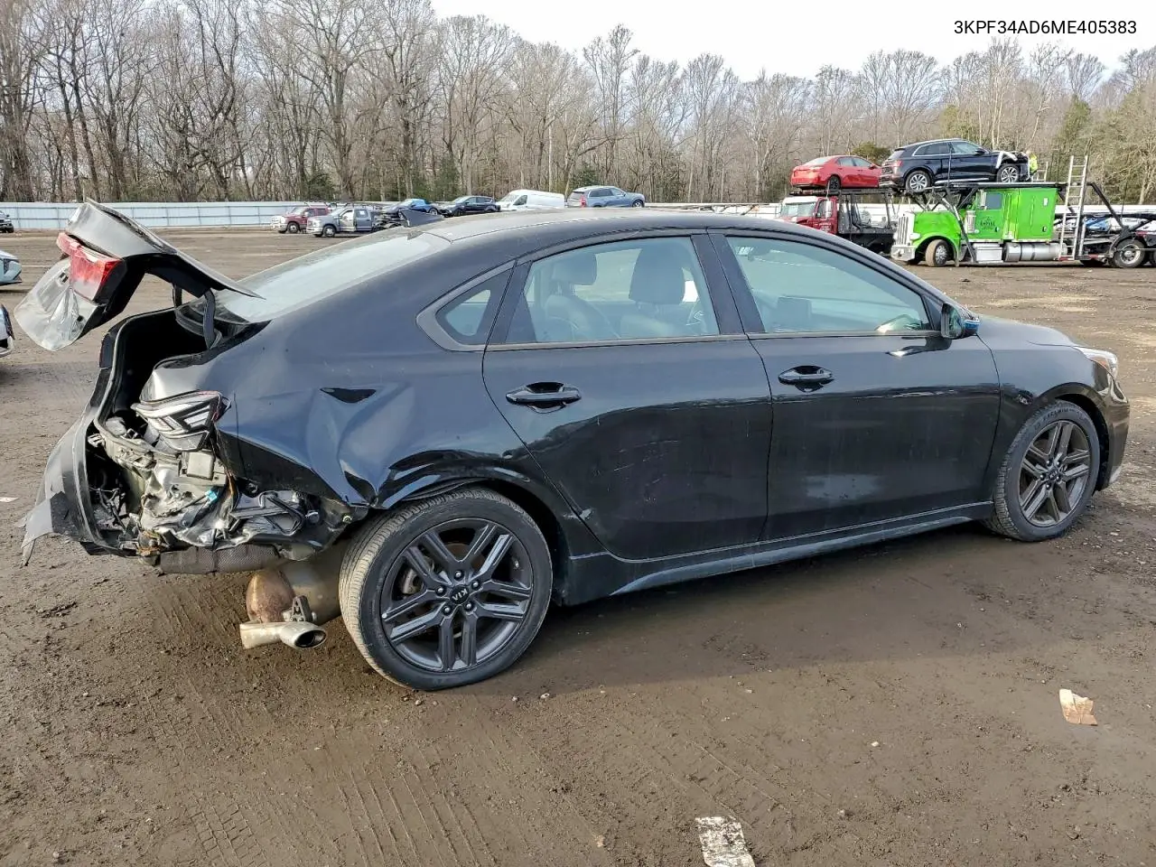 3KPF34AD6ME405383 2021 Kia Forte Gt Line