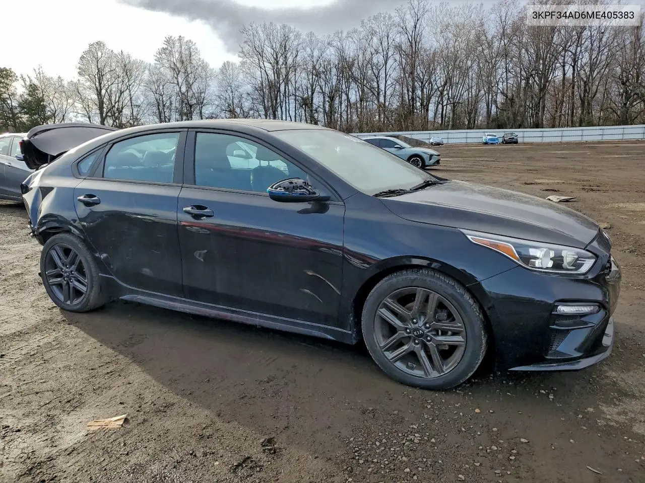 3KPF34AD6ME405383 2021 Kia Forte Gt Line