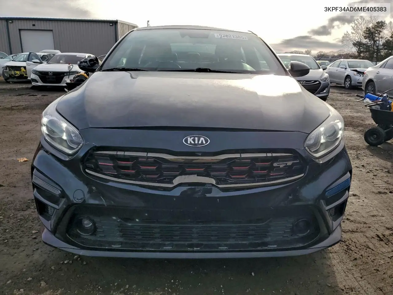 3KPF34AD6ME405383 2021 Kia Forte Gt Line