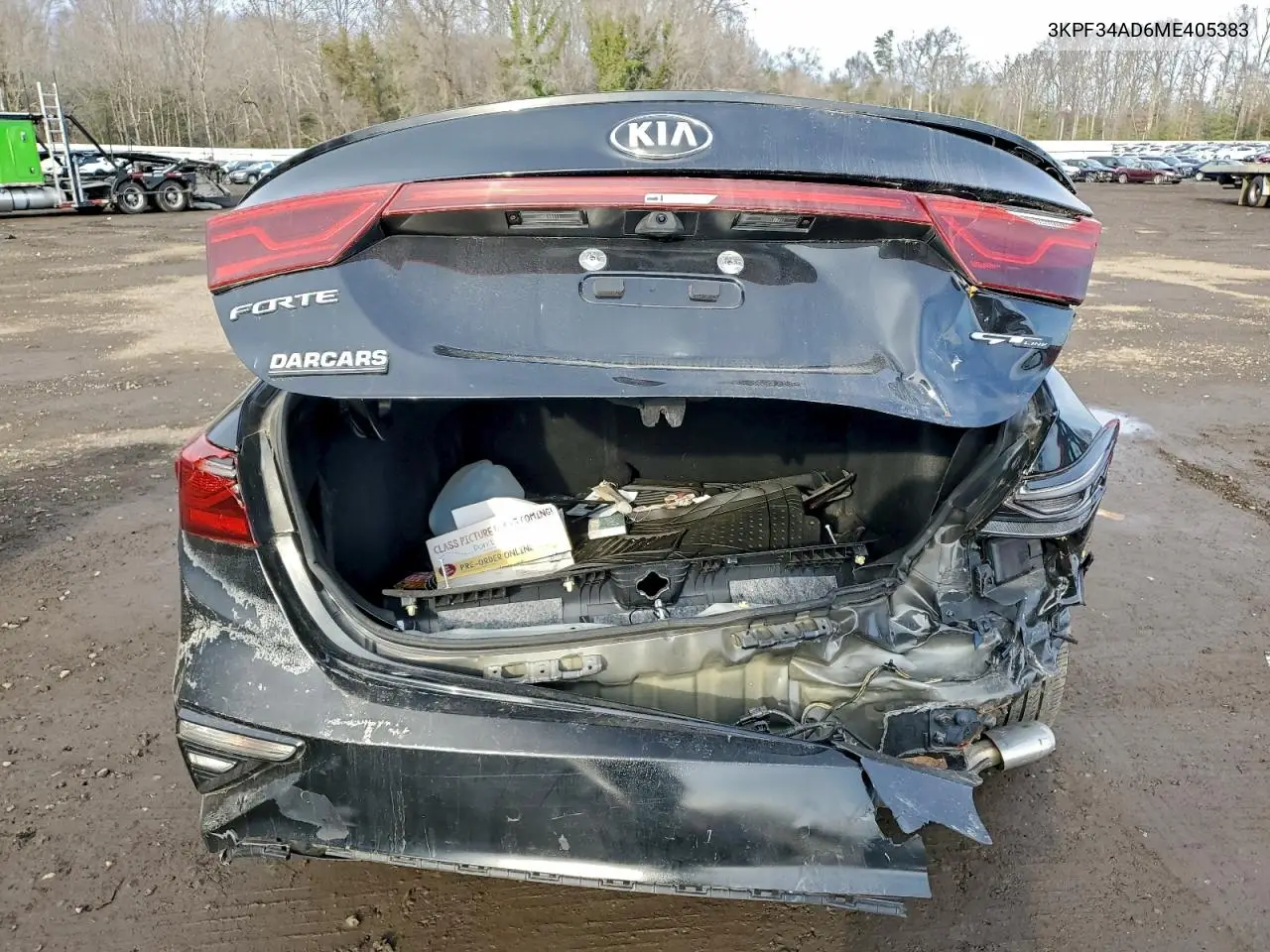 3KPF34AD6ME405383 2021 Kia Forte Gt Line
