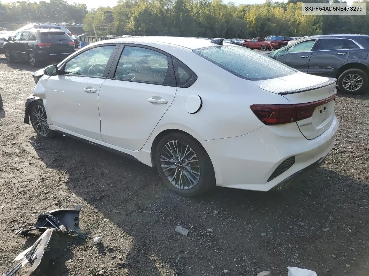 2022 Kia Forte Gt Line VIN: 3KPF54AD5NE473279 Lot: 72565694