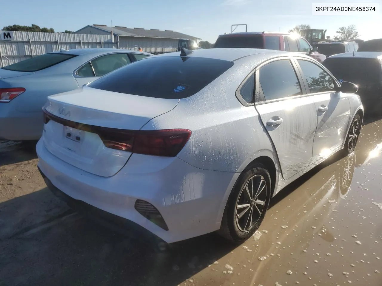 2022 Kia Forte Fe VIN: 3KPF24AD0NE458374 Lot: 73706294