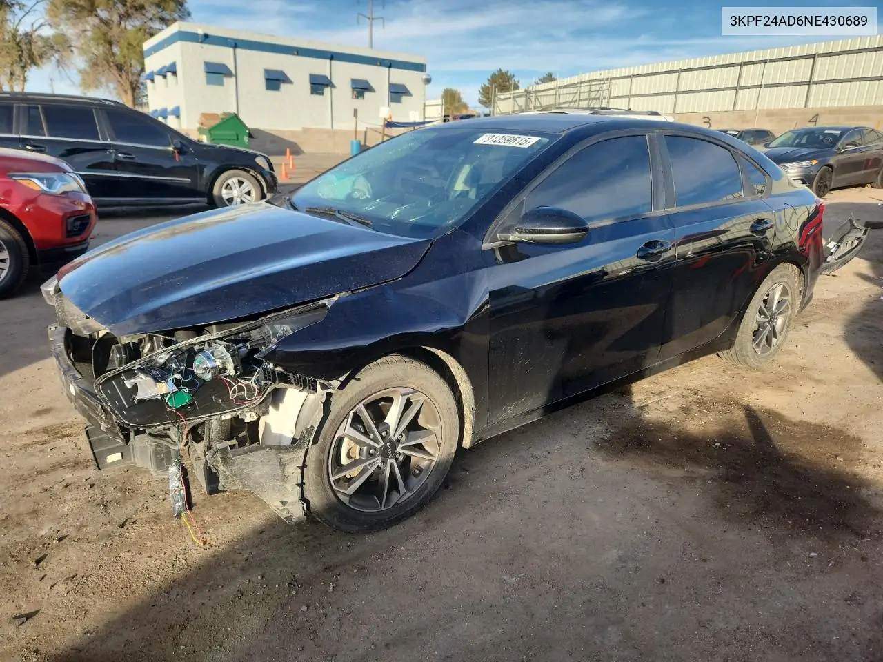 3KPF24AD6NE430689 2022 Kia Forte Fe