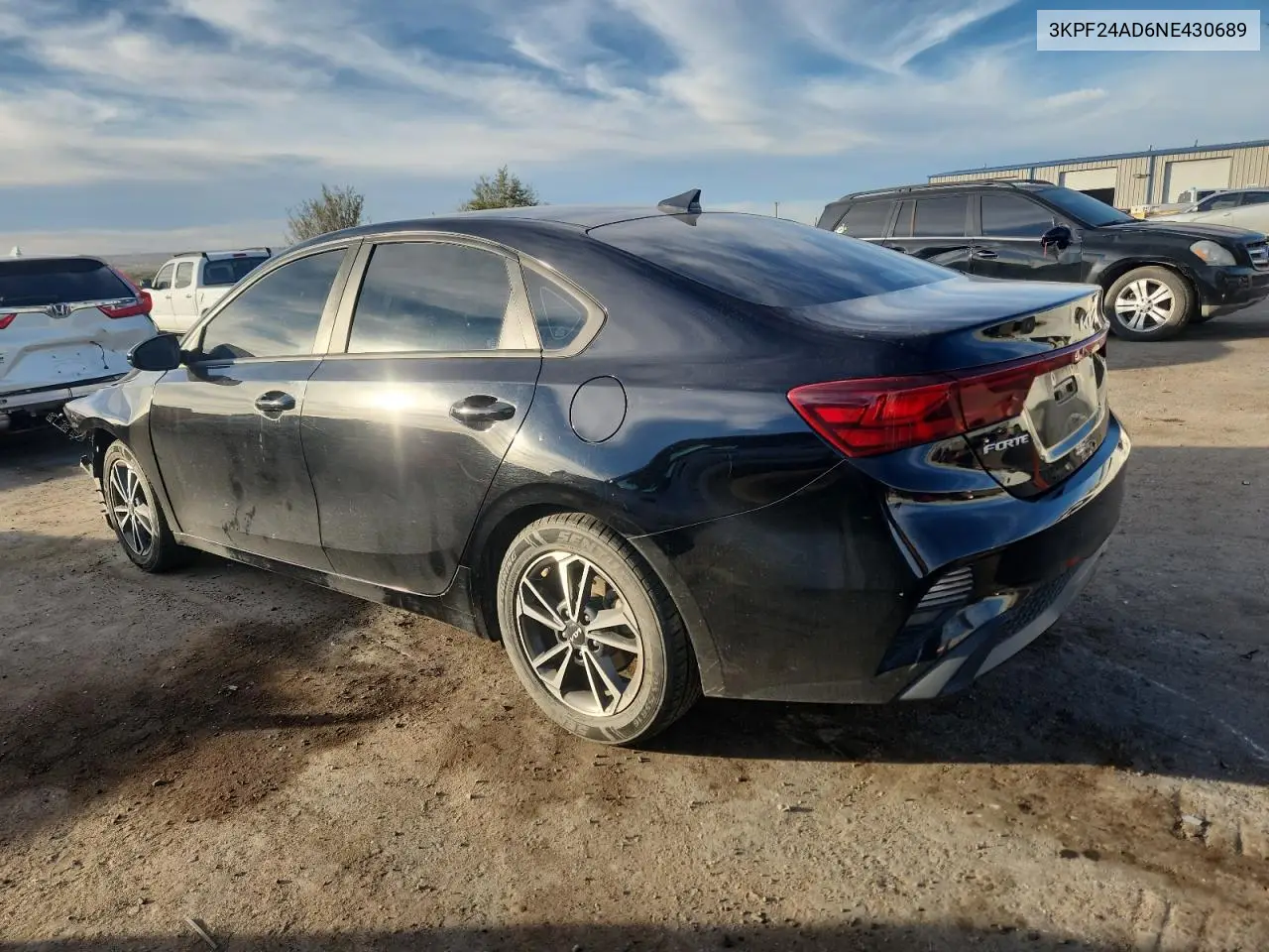 3KPF24AD6NE430689 2022 Kia Forte Fe