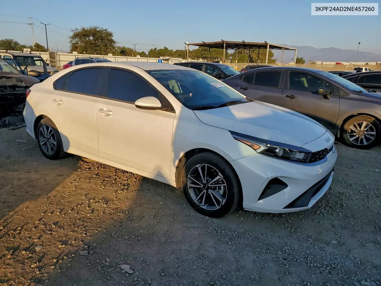 3KPF24AD2NE457260 2022 Kia Forte Fe