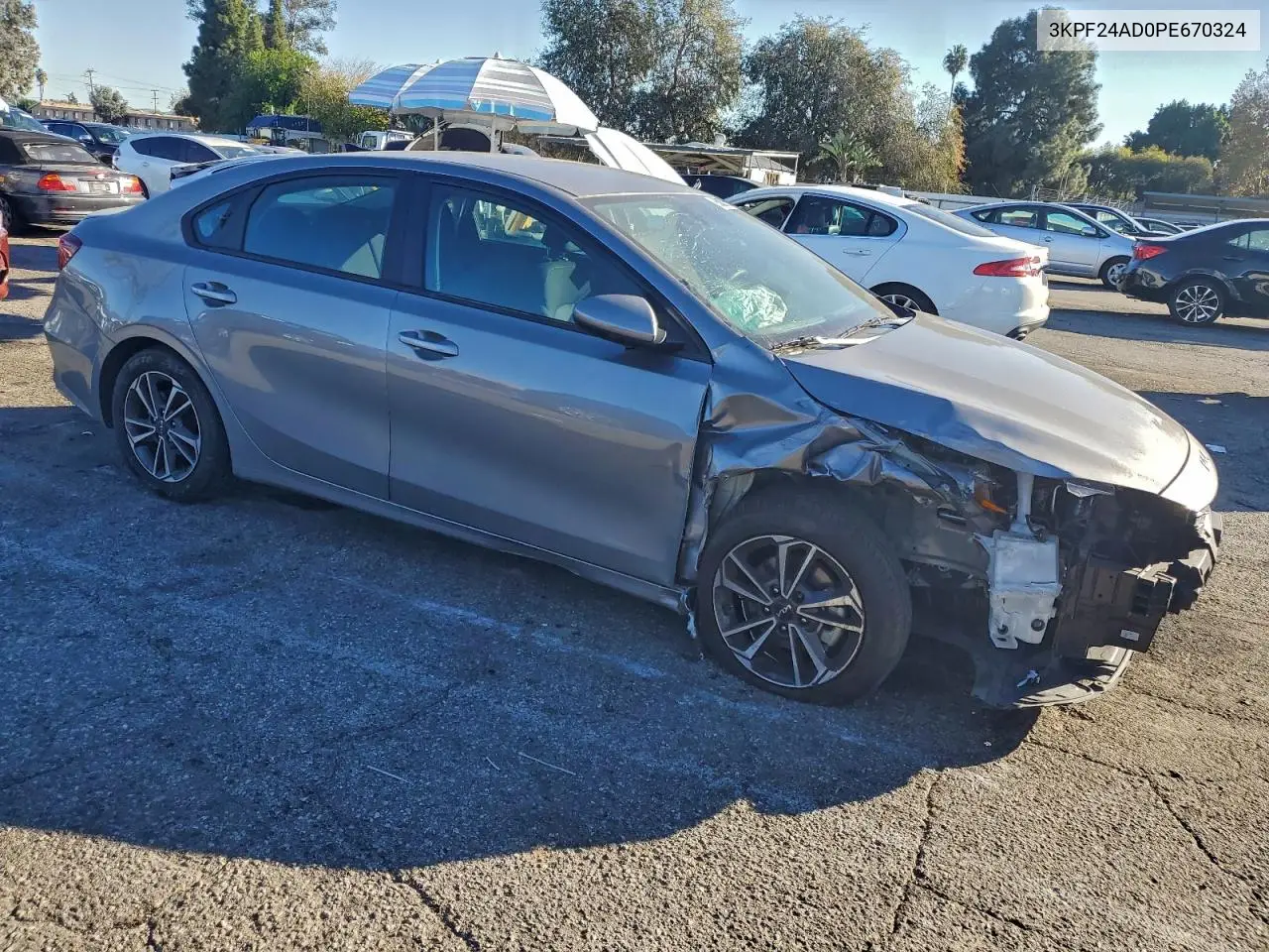 3KPF24AD0PE670324 2023 Kia Forte Lx