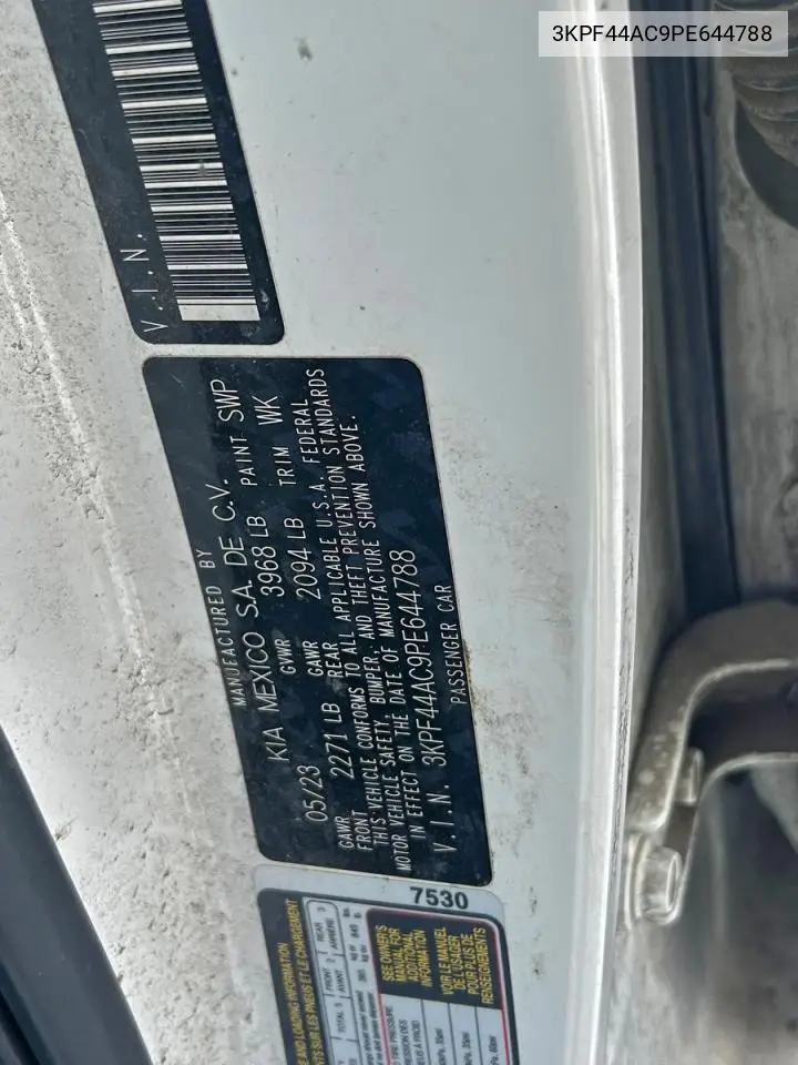 3KPF44AC9PE644788 2023 Kia Forte Gt