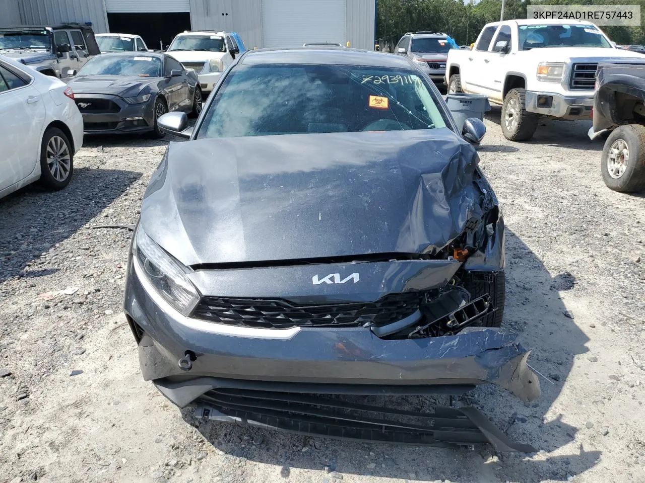 2024 Kia Forte Lx VIN: 3KPF24AD1RE757443 Lot: 72939114