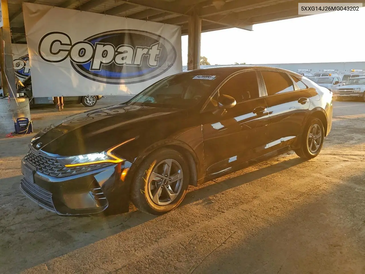 5XXG14J26MG043202 2021 Kia K5 Lxs