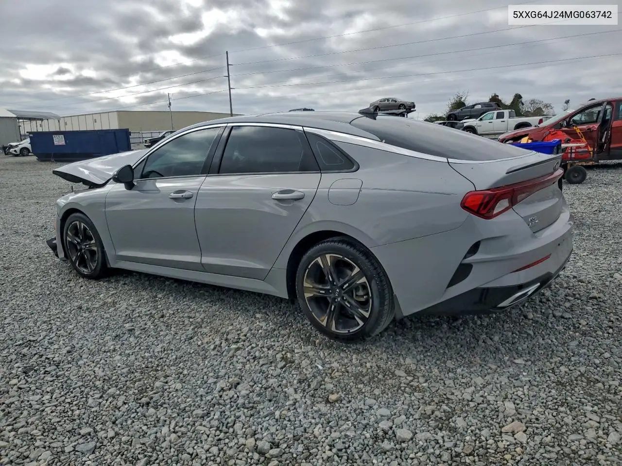 5XXG64J24MG063742 2021 Kia K5 Gt Line