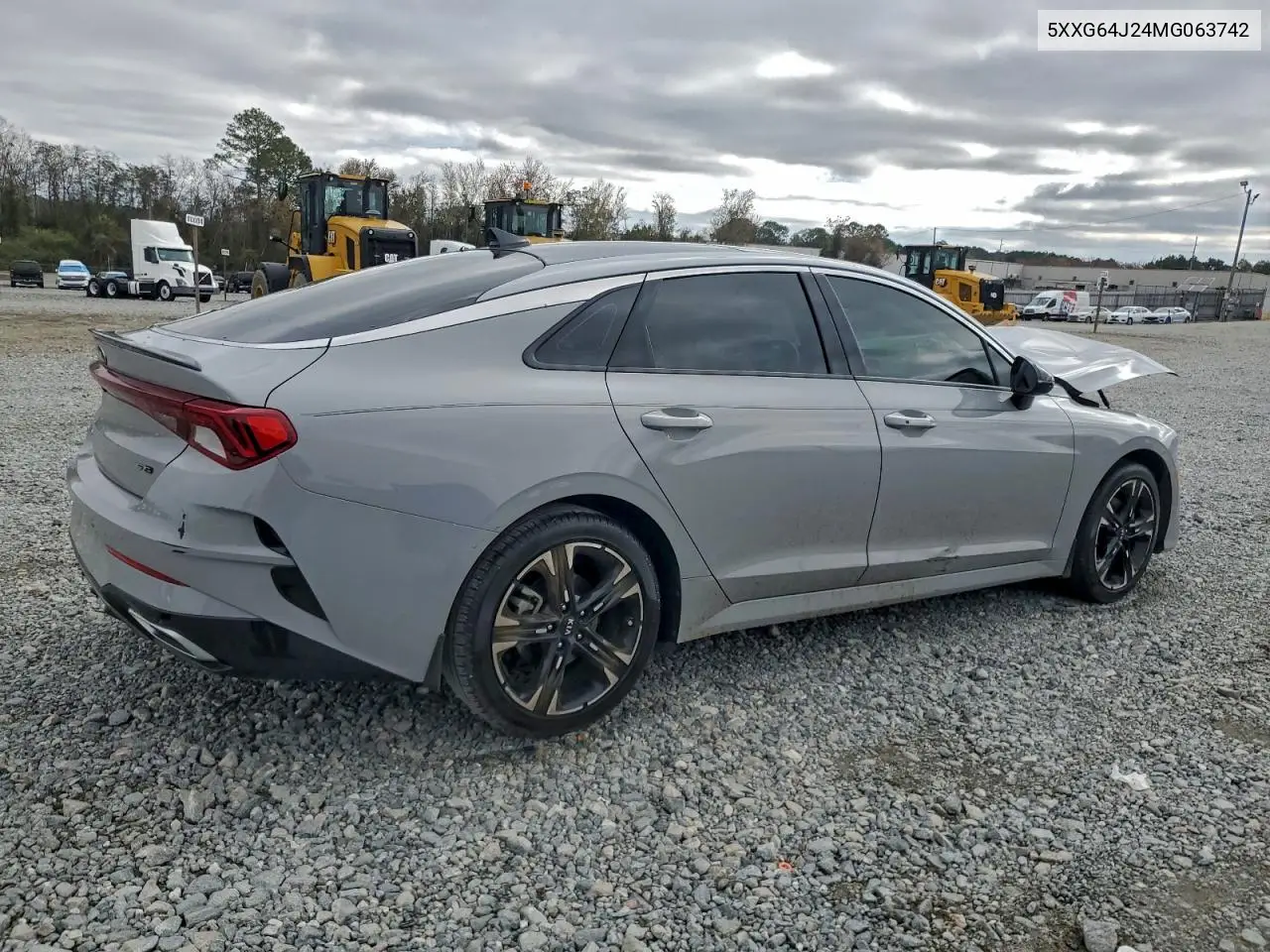 5XXG64J24MG063742 2021 Kia K5 Gt Line