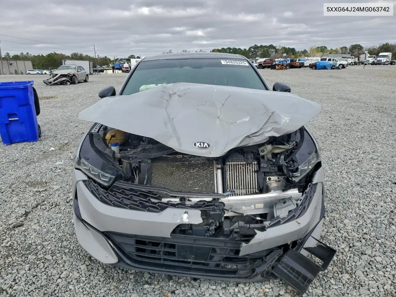 5XXG64J24MG063742 2021 Kia K5 Gt Line