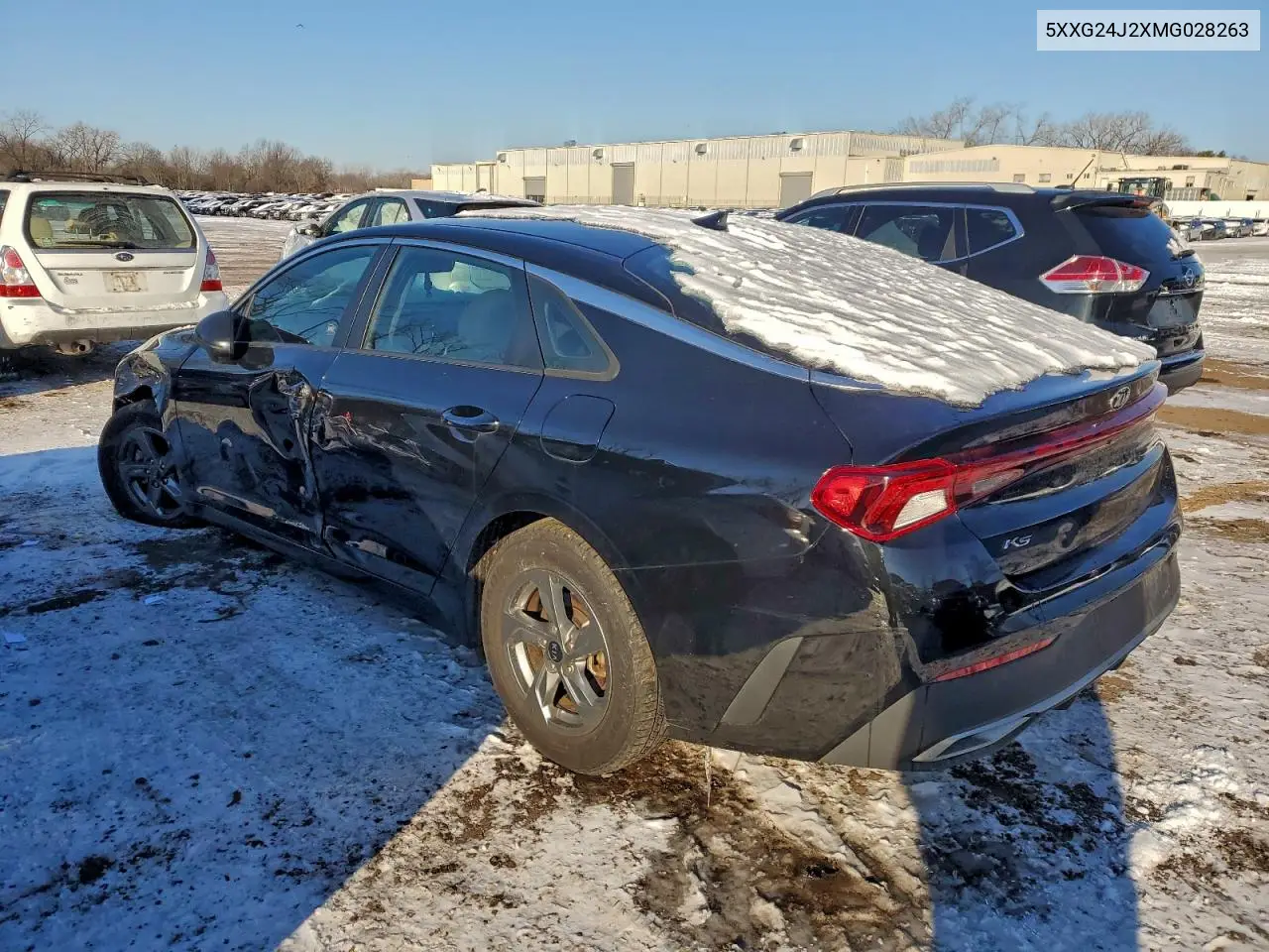 5XXG24J2XMG028263 2021 Kia K5 Lx