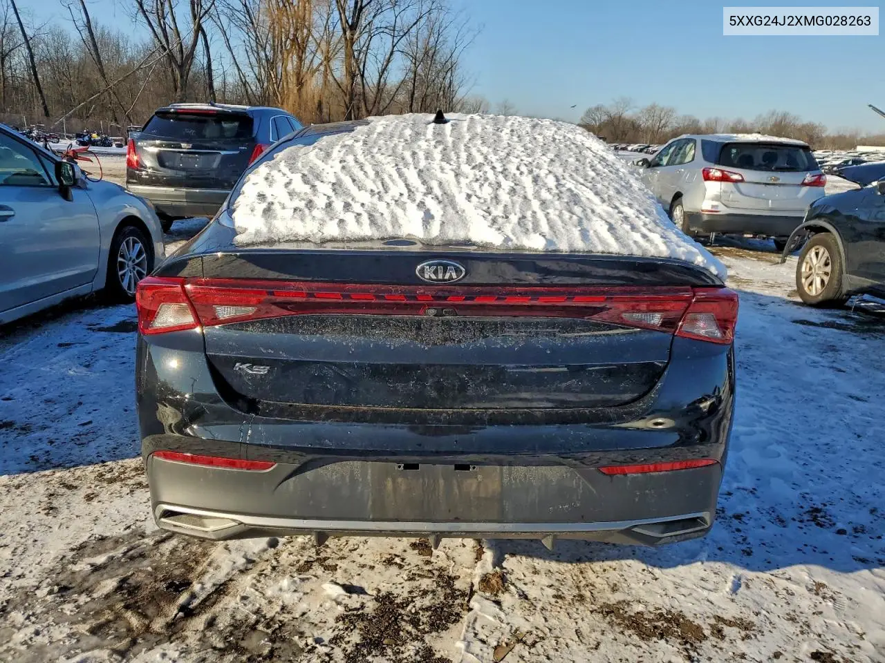 5XXG24J2XMG028263 2021 Kia K5 Lx