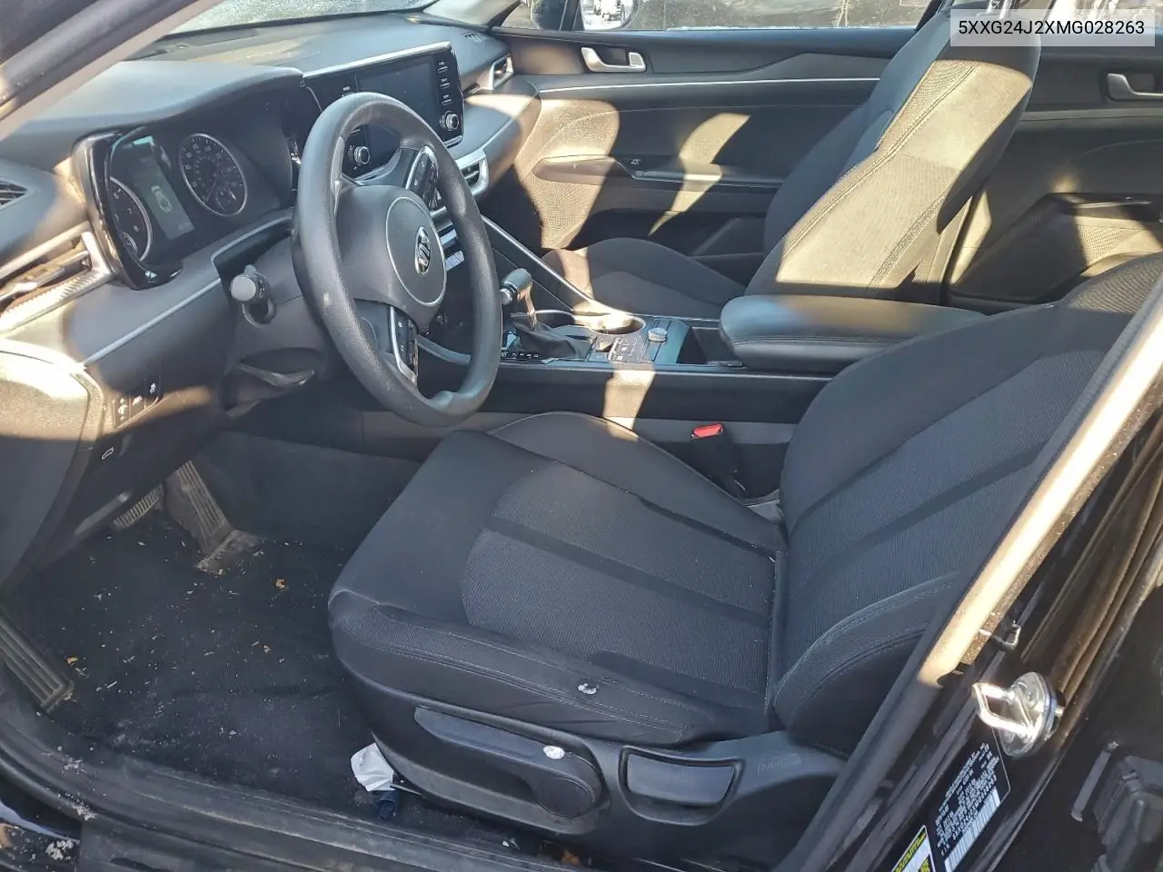 5XXG24J2XMG028263 2021 Kia K5 Lx