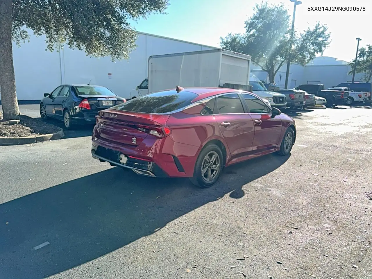 5XXG14J29NG090578 2022 Kia K5 Lxs
