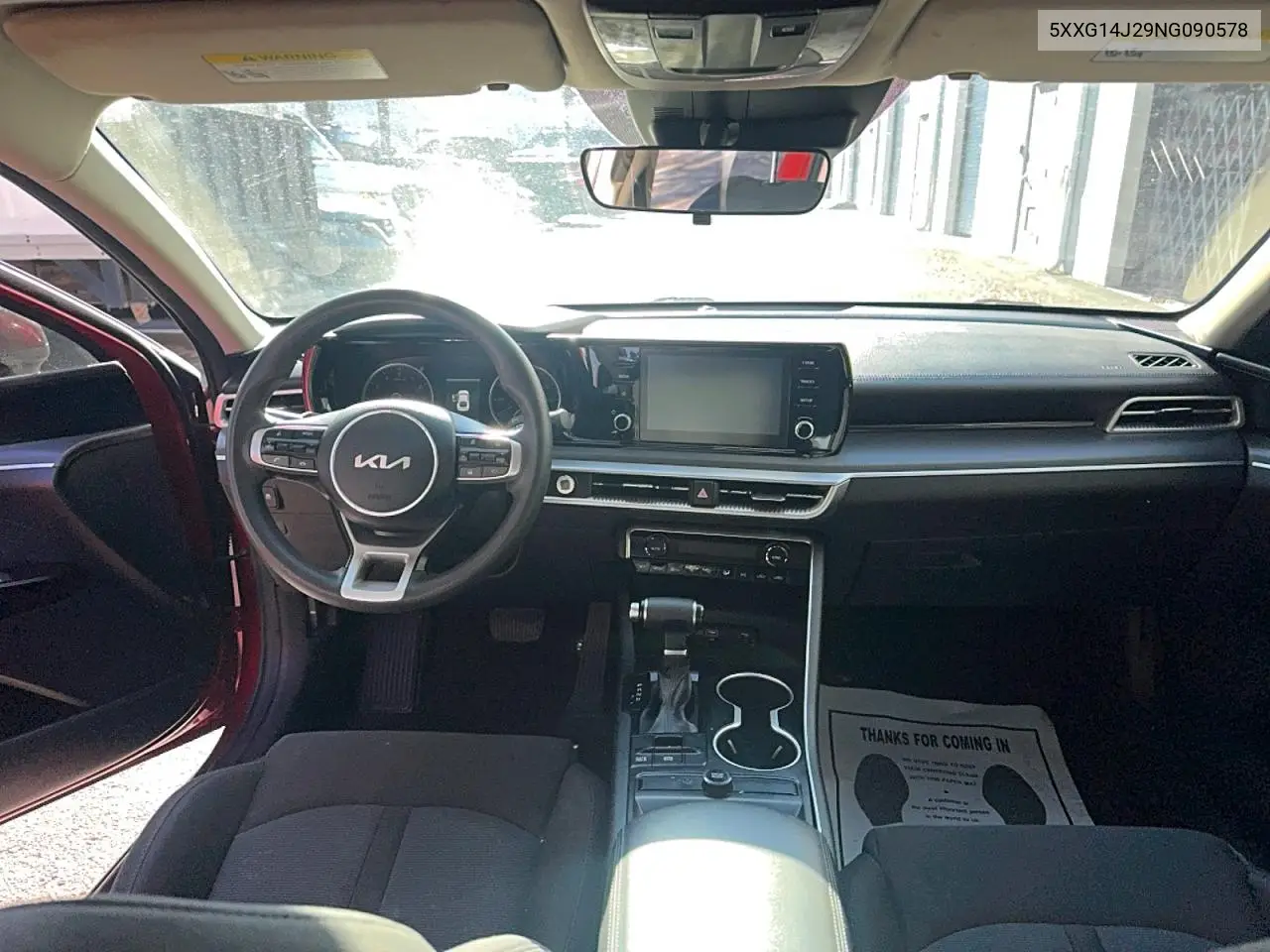5XXG14J29NG090578 2022 Kia K5 Lxs