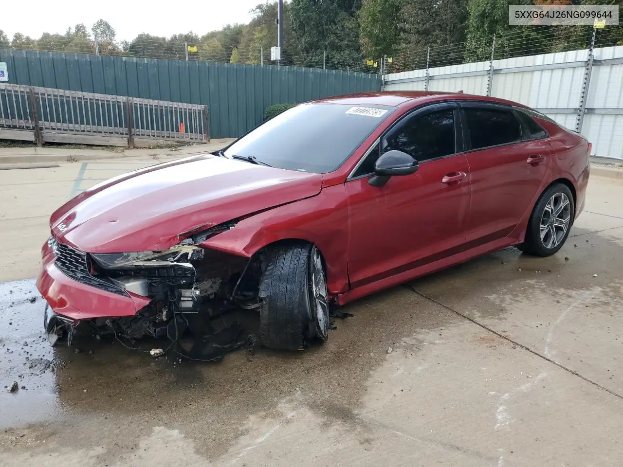 5XXG64J26NG099644 2022 Kia K5 Gt Line