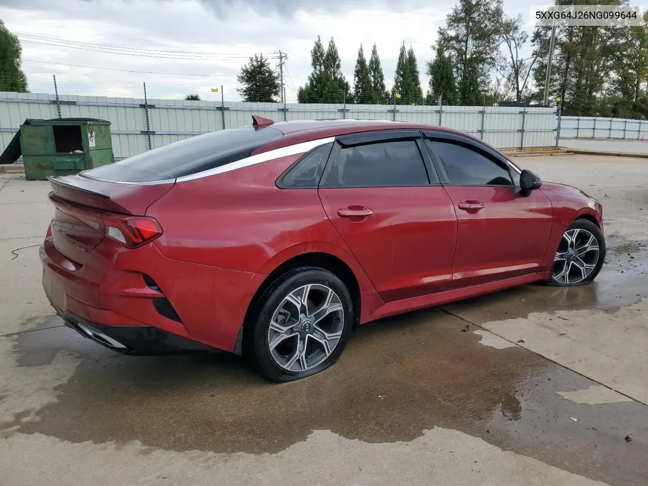 5XXG64J26NG099644 2022 Kia K5 Gt Line