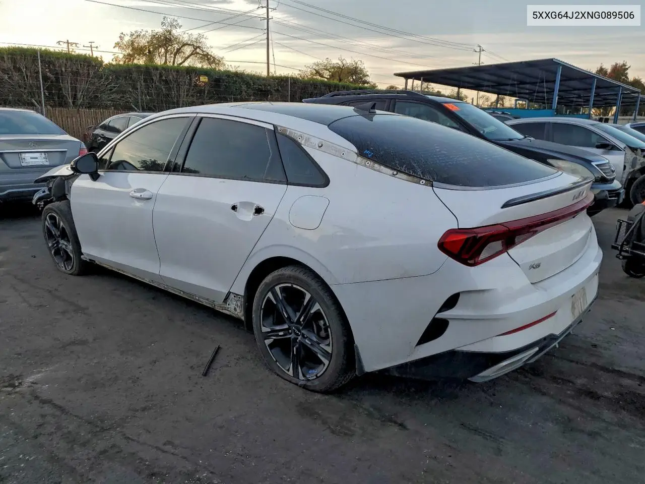 5XXG64J2XNG089506 2022 Kia K5 Gt Line