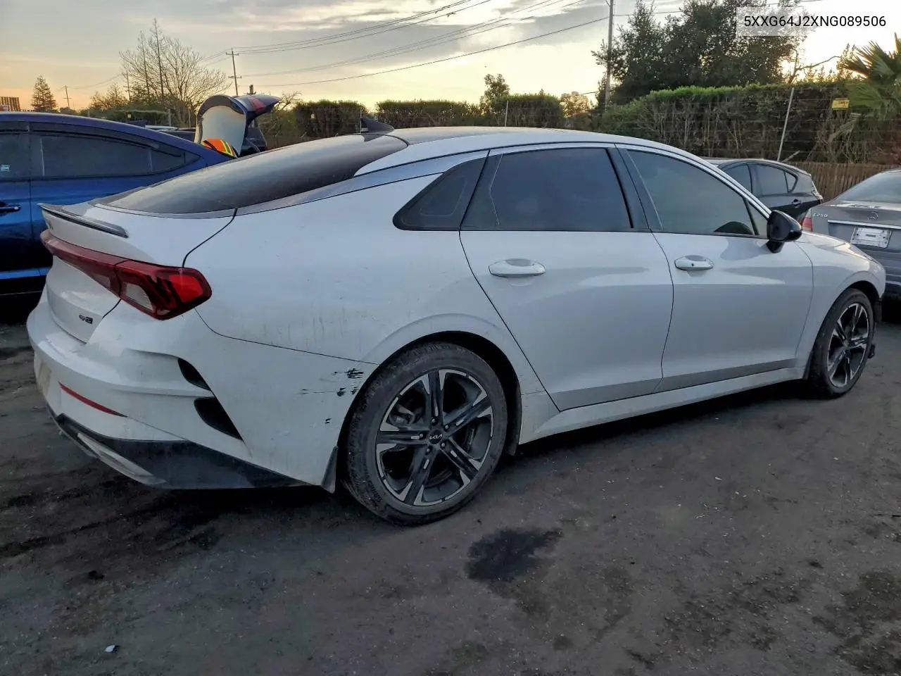 5XXG64J2XNG089506 2022 Kia K5 Gt Line