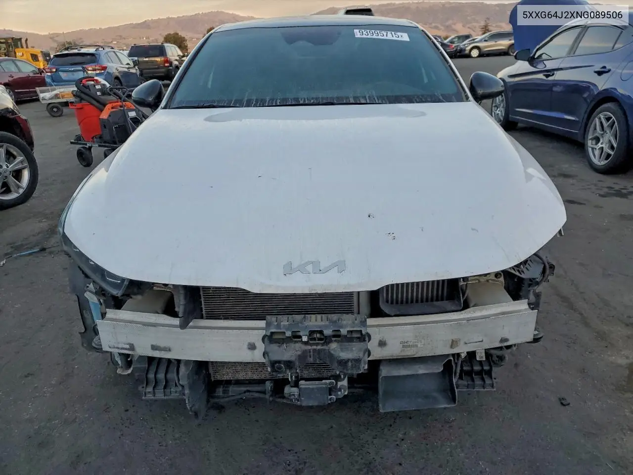 5XXG64J2XNG089506 2022 Kia K5 Gt Line