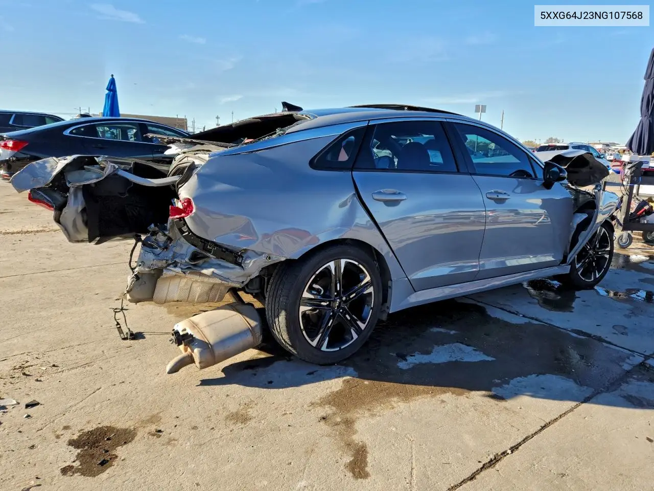 5XXG64J23NG107568 2022 Kia K5 Gt Line