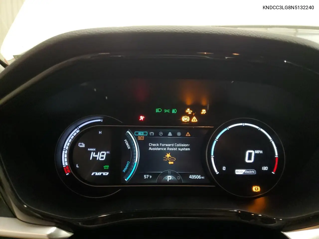 KNDCC3LG8N5132240 2022 Kia Niro S