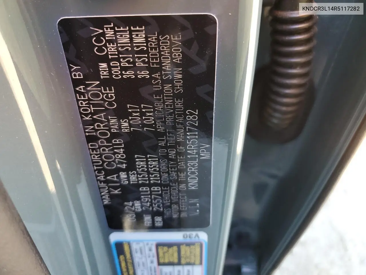 KNDCR3L14R5117282 2024 Kia Niro Wind