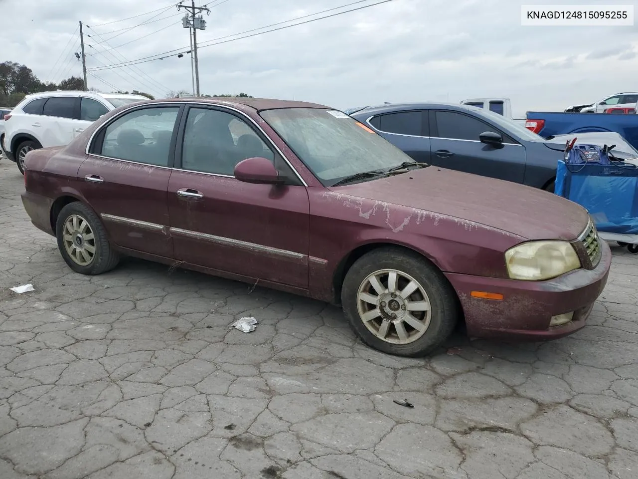 KNAGD124815095255 2001 Kia Optima Magentis