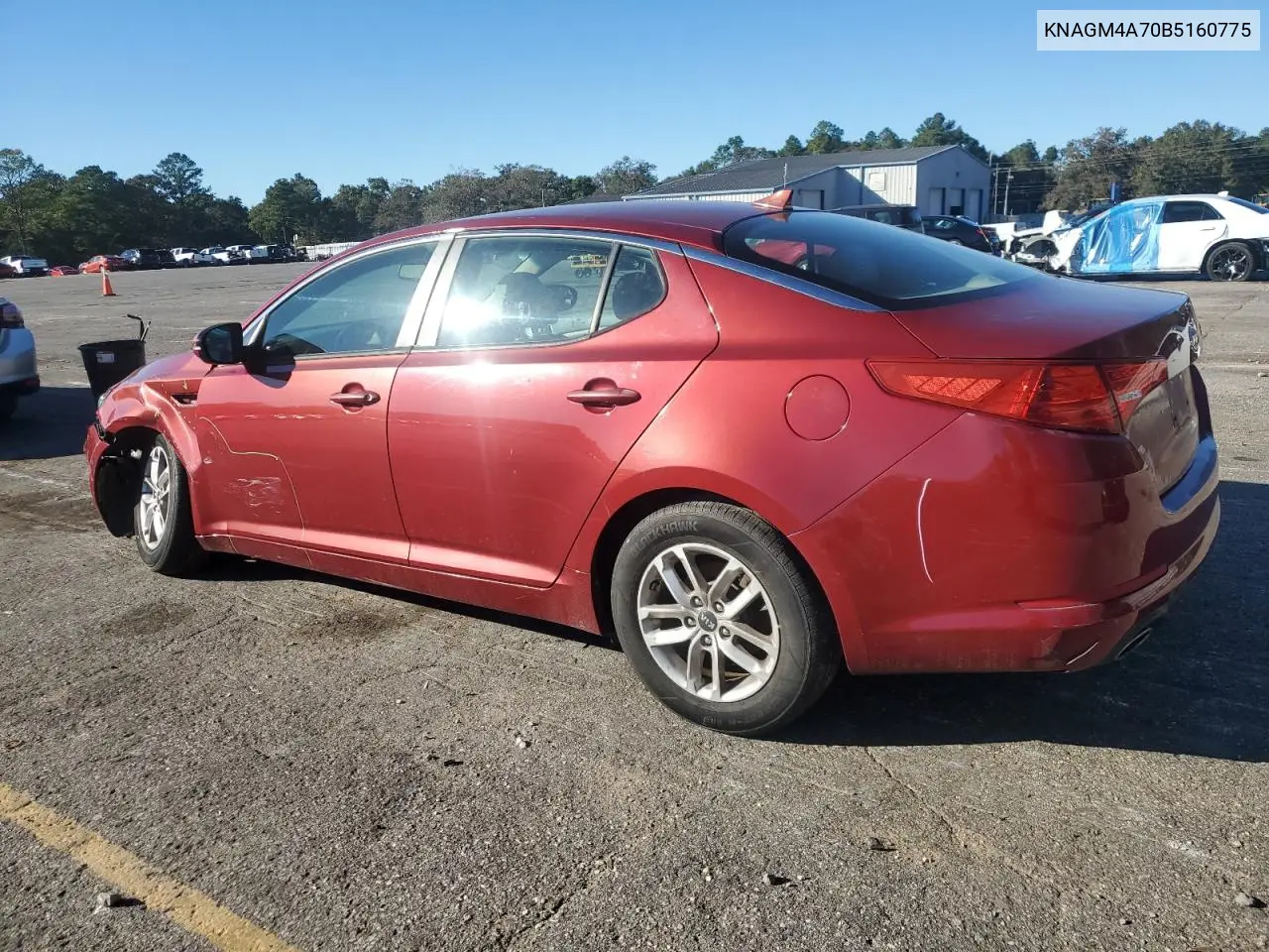 KNAGM4A70B5160775 2011 Kia Optima Lx