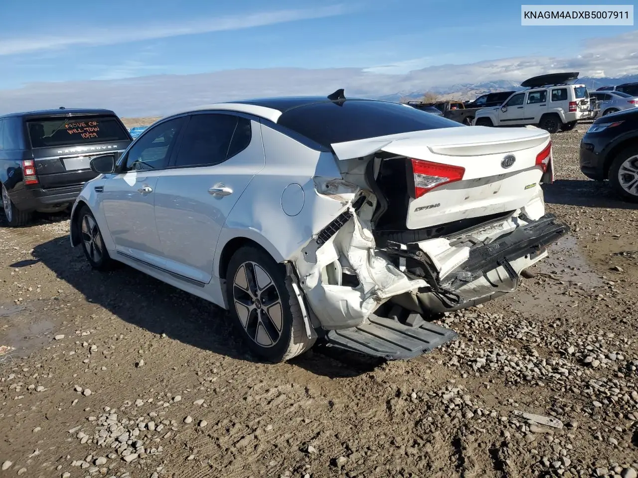 KNAGM4ADXB5007911 2011 Kia Optima Hybrid