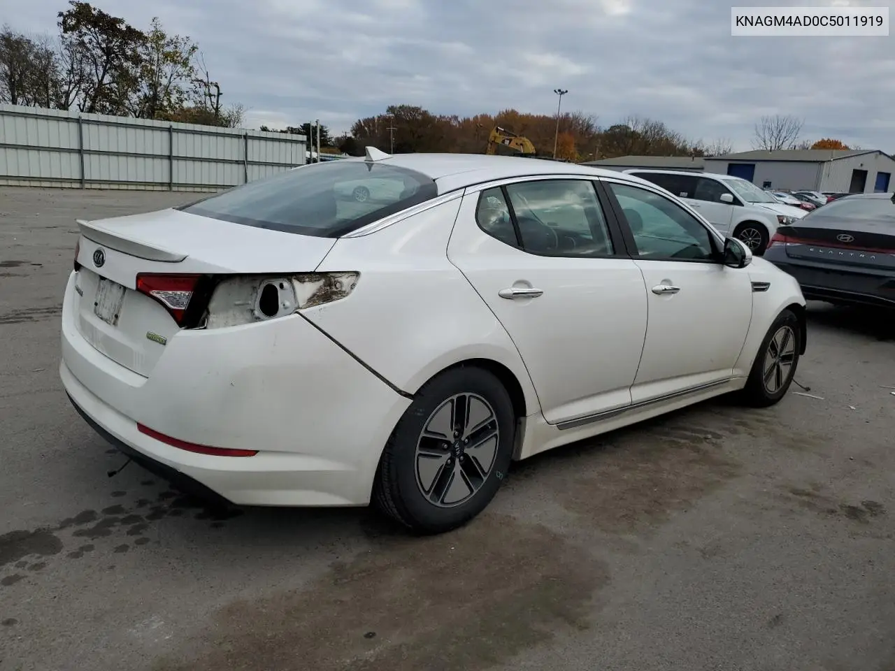 KNAGM4AD0C5011919 2012 Kia Optima Hyb