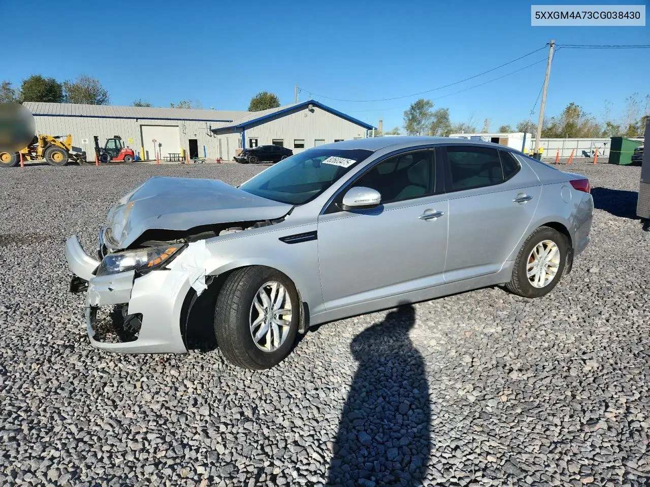 5XXGM4A73CG038430 2012 Kia Optima Lx